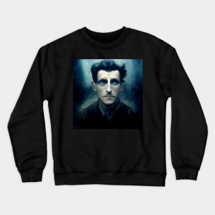 George Orwell Dark Painting Crewneck Sweatshirt